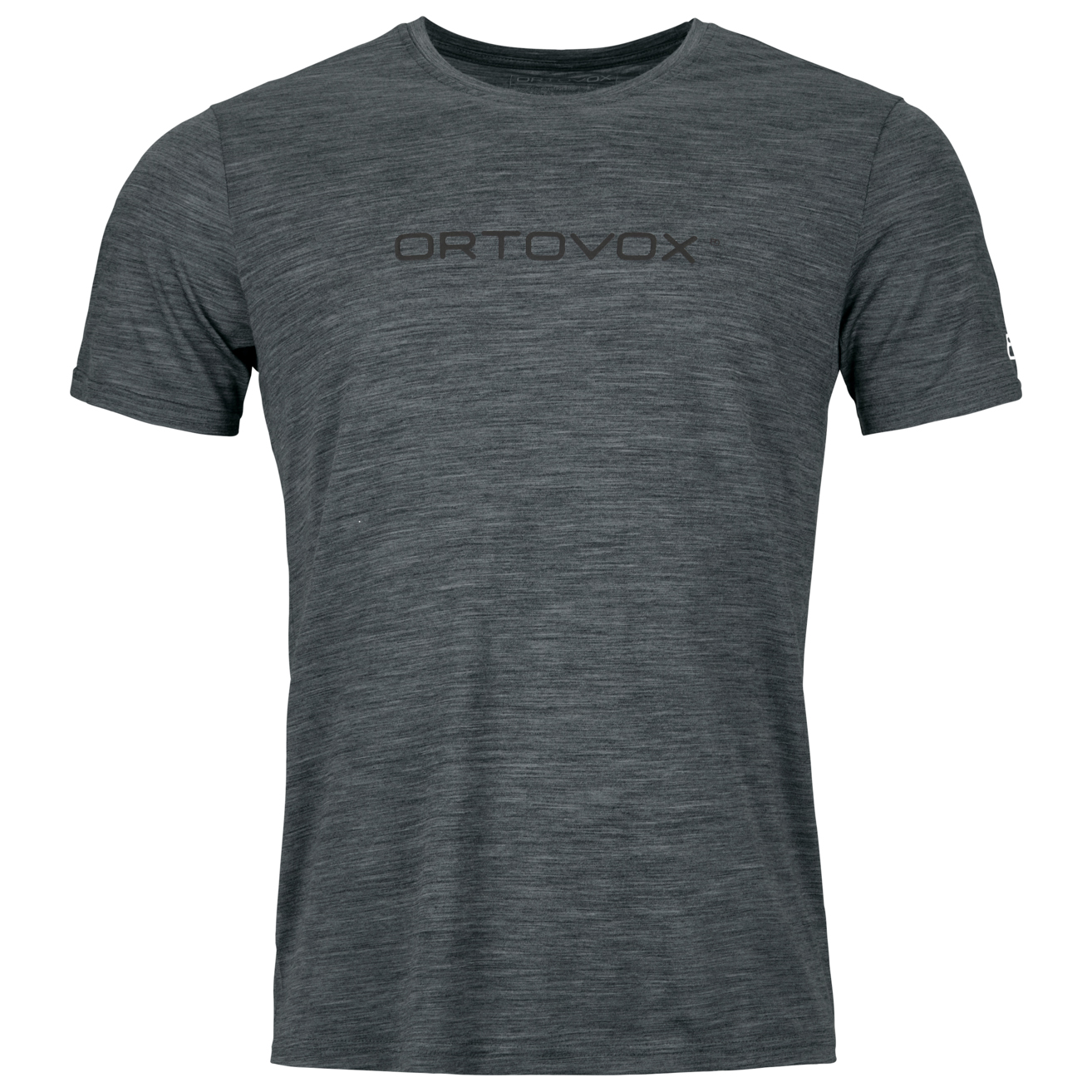 Рубашка из мериноса Ortovox 150 Cool Brand T Shirt, цвет Black Steel Blend