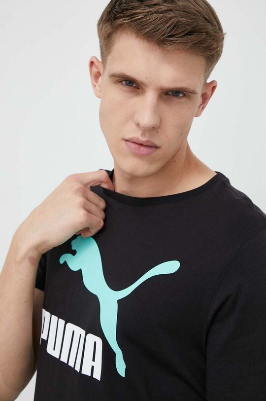 

Хлопковая футболка Puma, черный