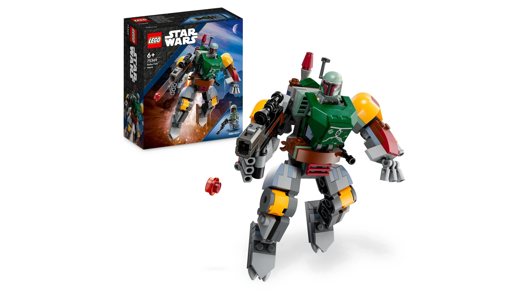 Lego Star Wars Набор роботов Бобы Фетта, сборная фигурка с бластером