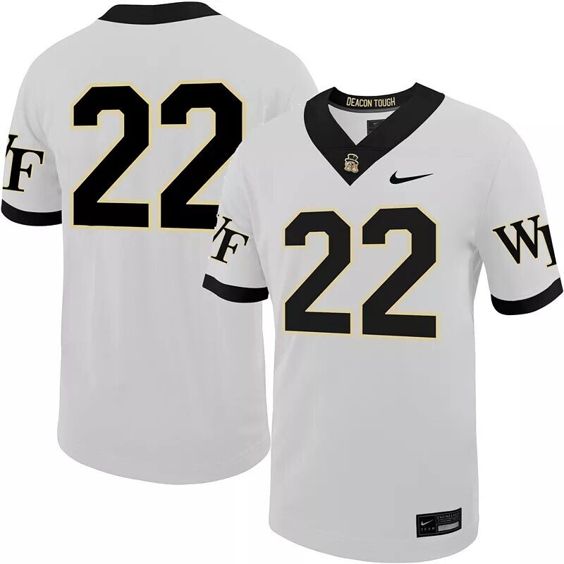 

Мужское белое футбольное джерси Nike Wake Forest Demon Deacons #22 Untouchable