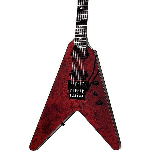 Электрогитара Schecter Guitar Research V-1 FR Apocalypse Electric Guitar Red Reign 3054