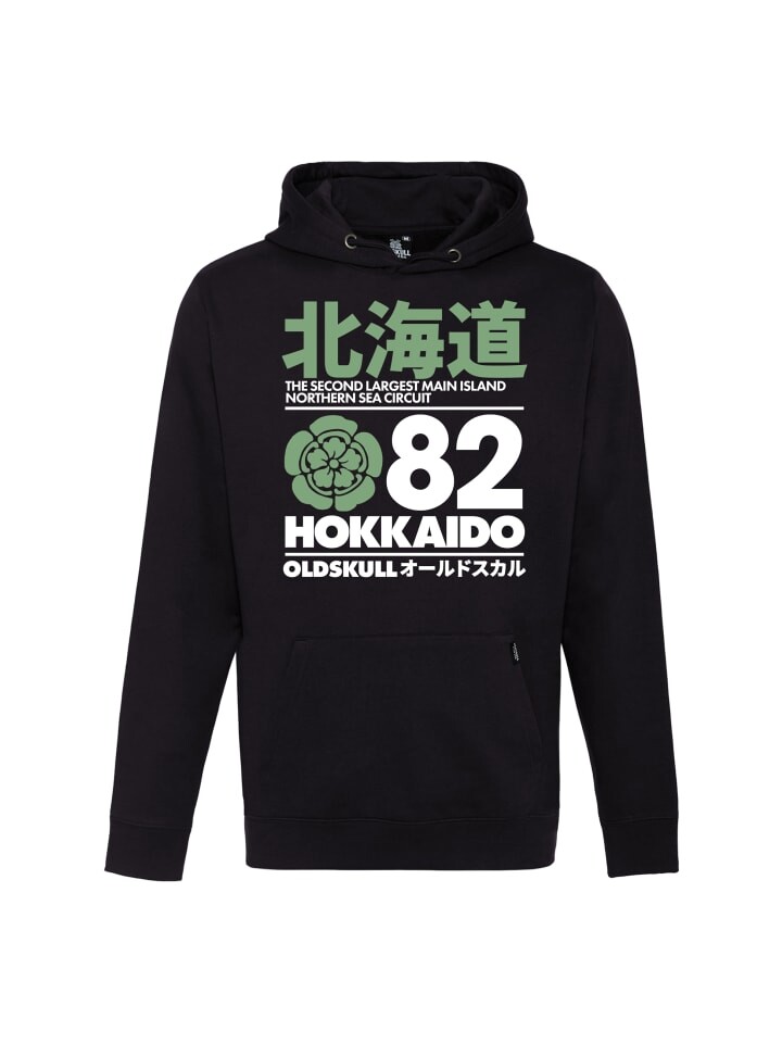 

Худи OLDSKULL Retro Japan Island Graphic, черный