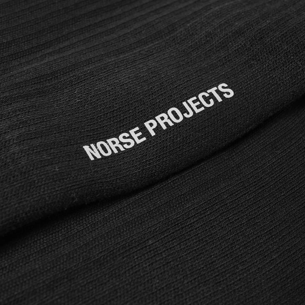Носки с логотипом Norse Projects Bjarki N — 2 шт., черный