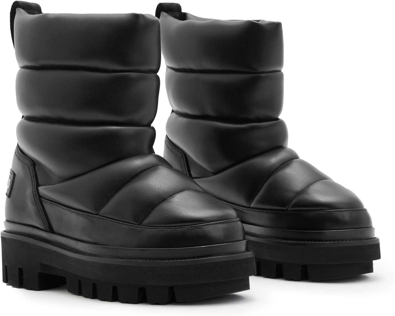 

Сапоги Alba Alpine Leather Boots AllSaints, черный
