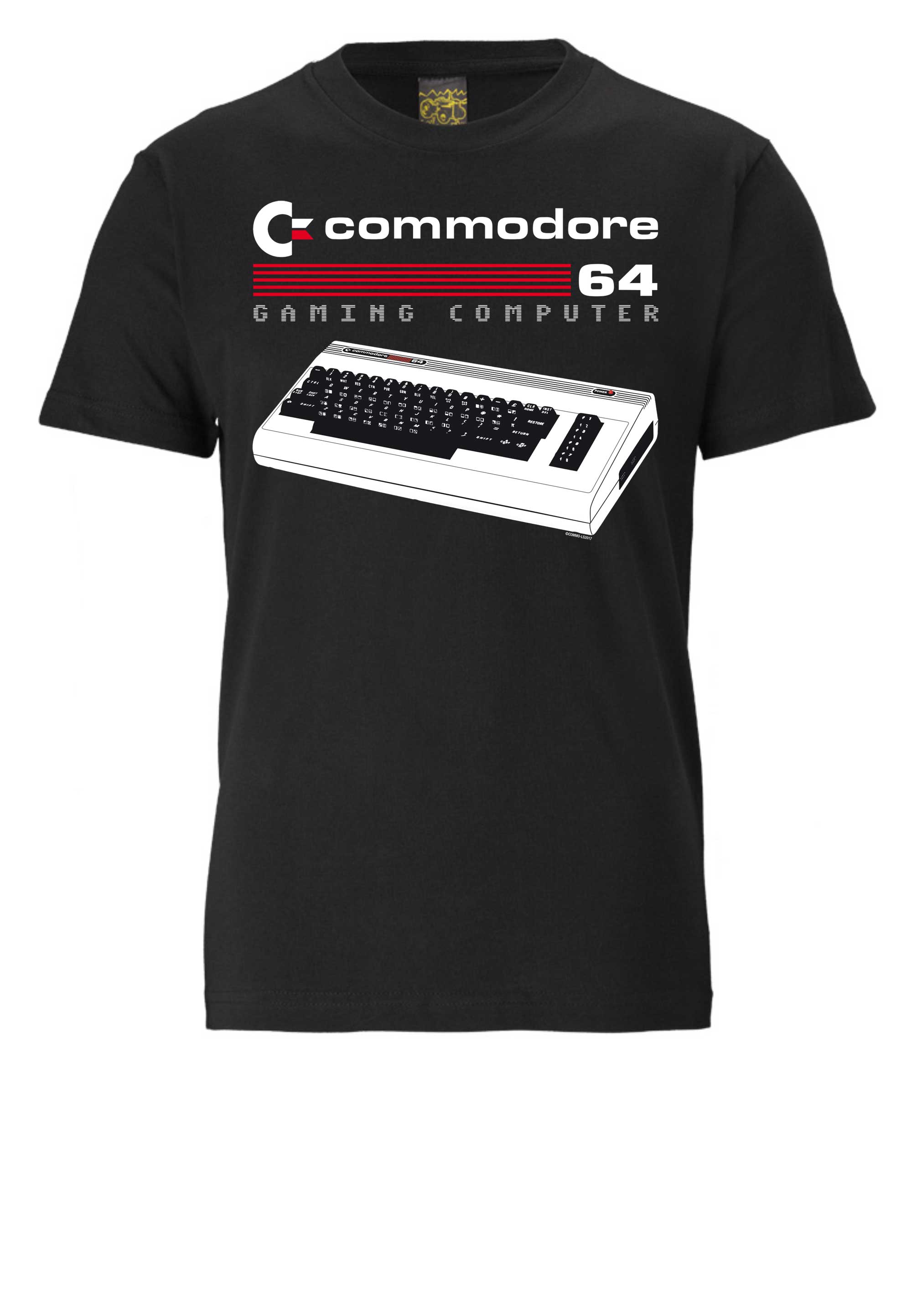 Футболка Logoshirt Commodore Gaming Computer, черный