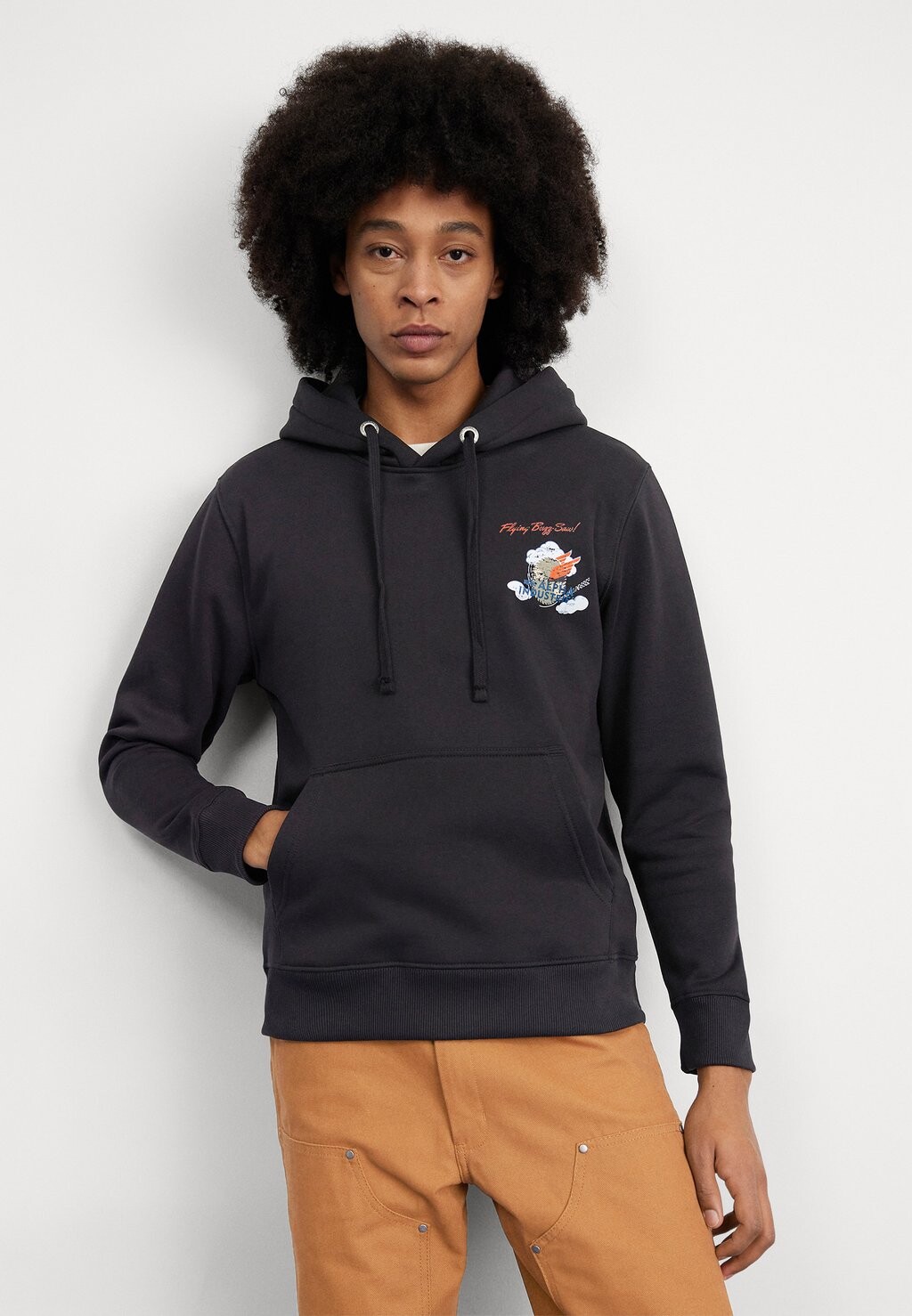 

Толстовка FLYING BUZZ HOODY Alpha Industries, черный
