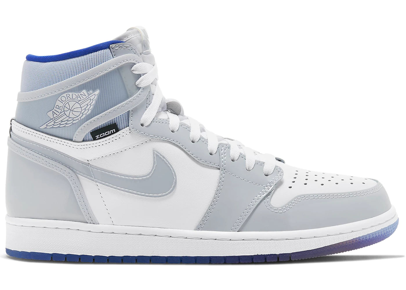 

Кроссовки Jordan 1 Retro High Zoom White Racer, синий