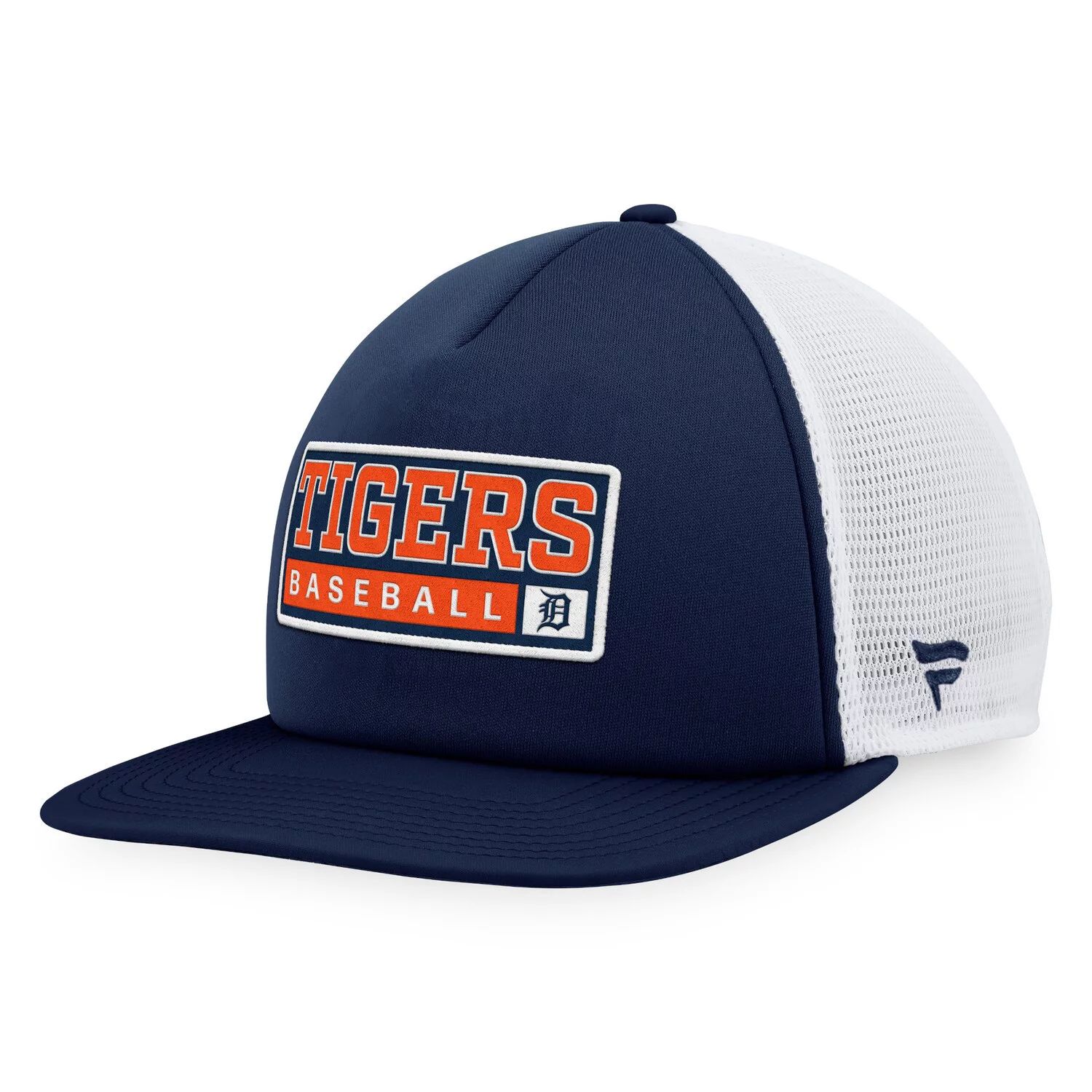 Мужская кепка Majestic темно-синего/белого цвета из пеноматериала Detroit Tigers Snapback