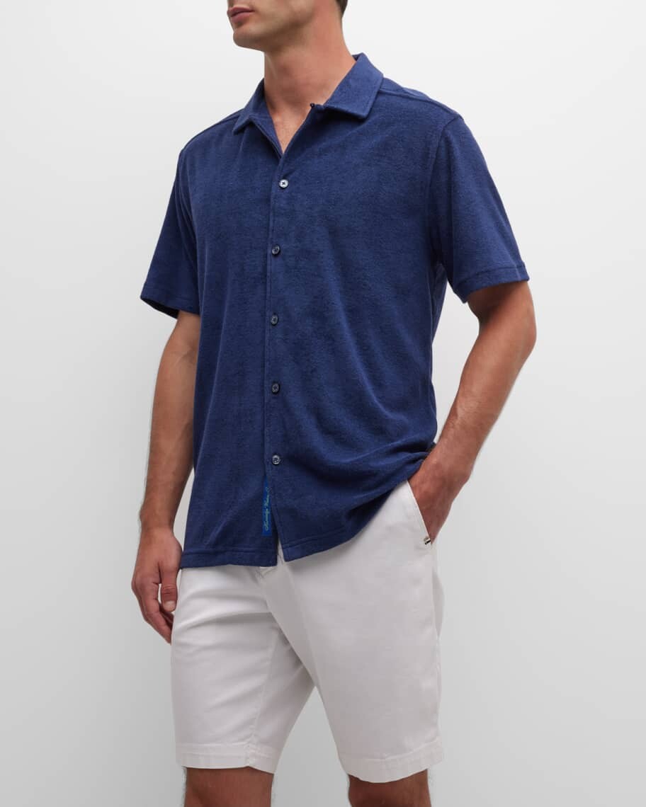 

Мужская трикотажная рубашка Cabana Boy с короткими рукавами Robert Graham