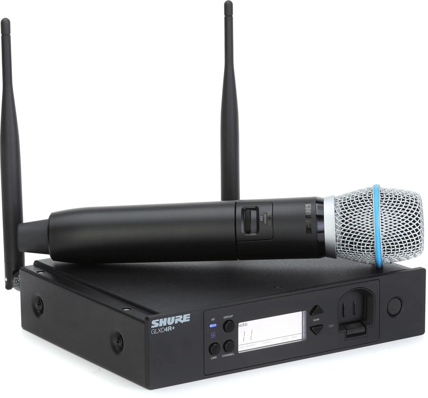 

Цифровая беспроводная стоечная система Shure GLXD24R+ с капсулой Beta 87A