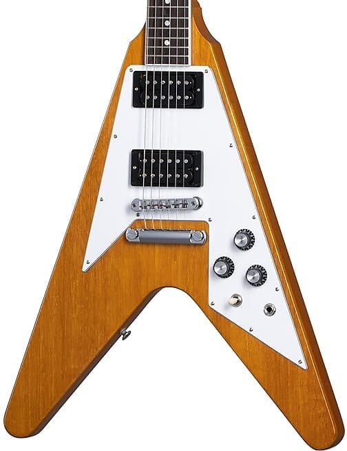 

Электрогитара Gibson 70s Flying V Antique Natural w/case