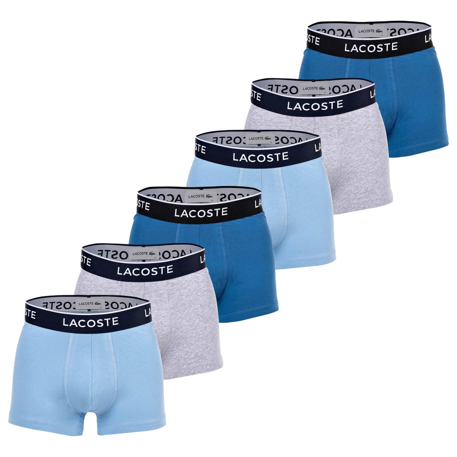 

Боксеры Lacoste Boxershort 6 шт, синий