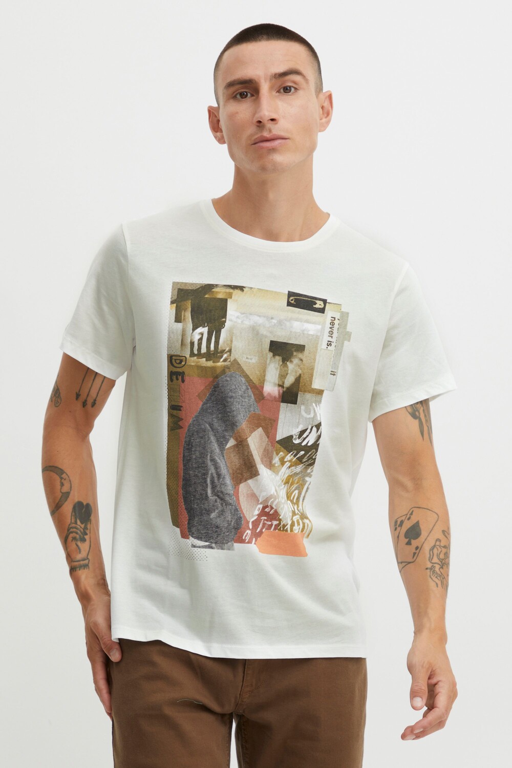 

Футболка BLEND Tee 20714547, белый
