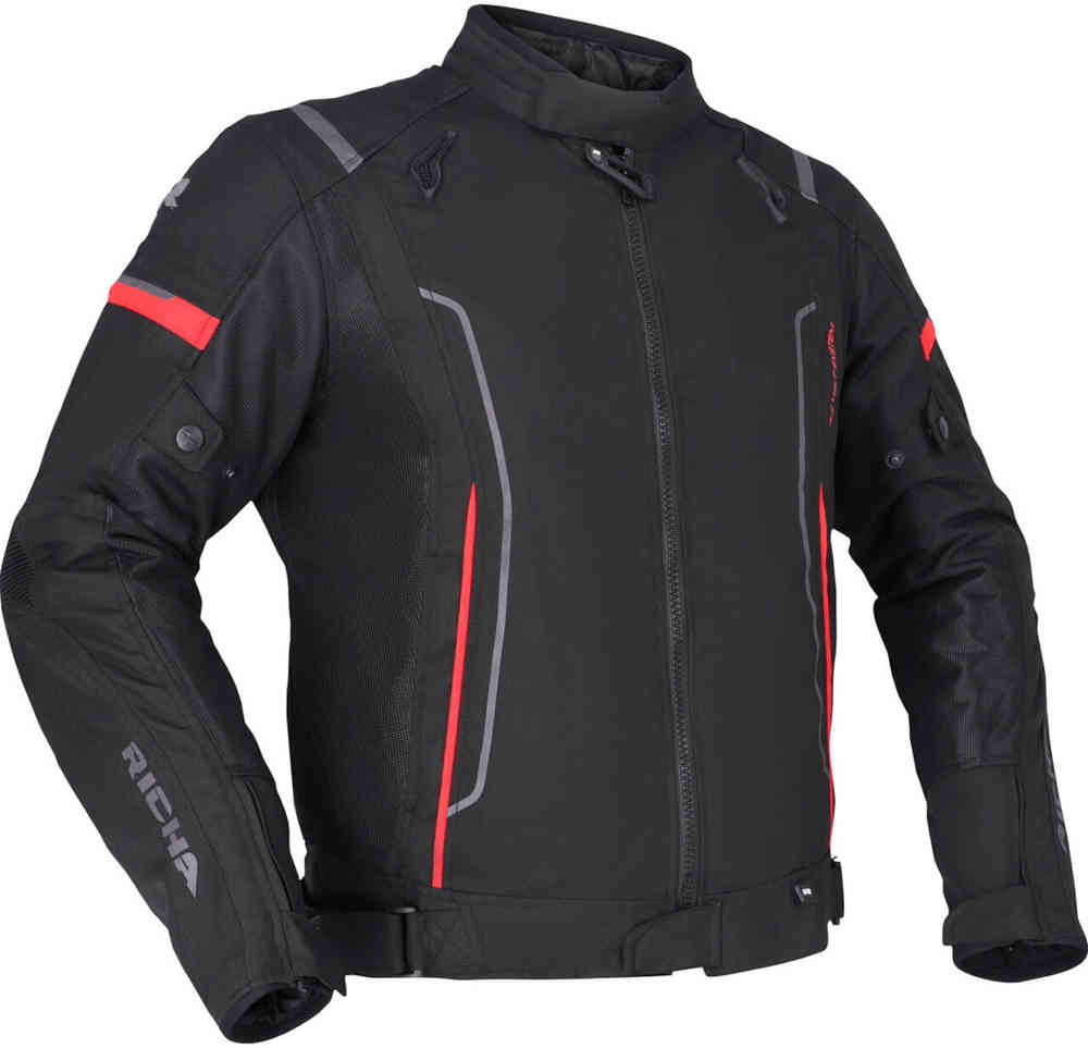 Водонепроницаемая мотоциклетная текстильная куртка Airstream 3 Richa, черный красный