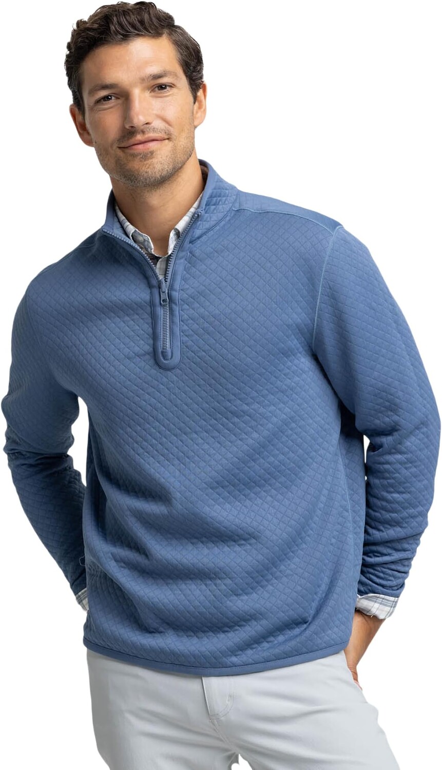 

Свитер Long Sleeve Arden Reversible 1/4 Zip Southern Tide, цвет Blue Haze