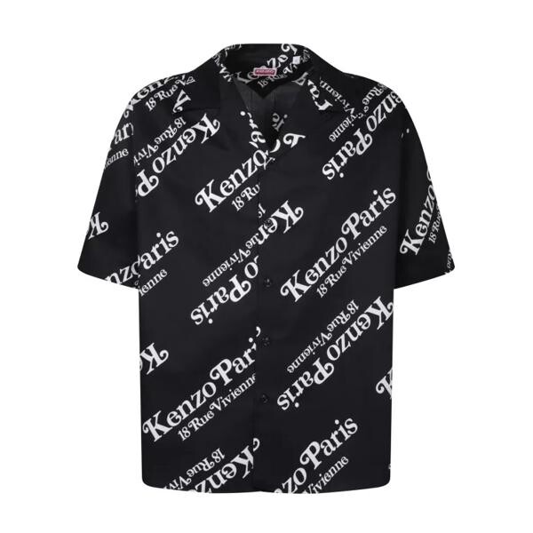 

Футболка cotton shirt Kenzo, черный