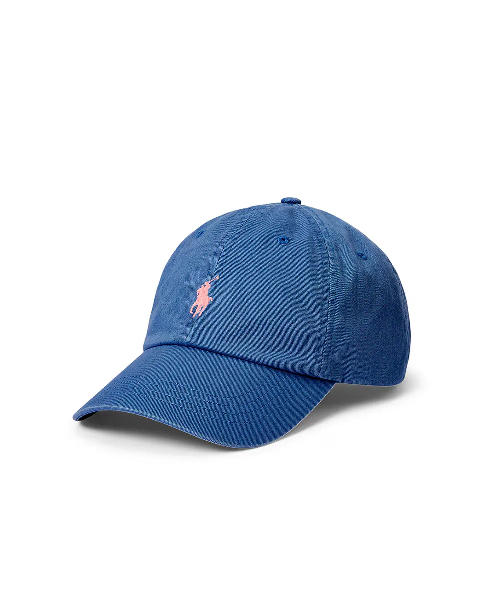 

Мужская кепка из хлопка с вышитой лошадью Polo Ralph Lauren, голубой