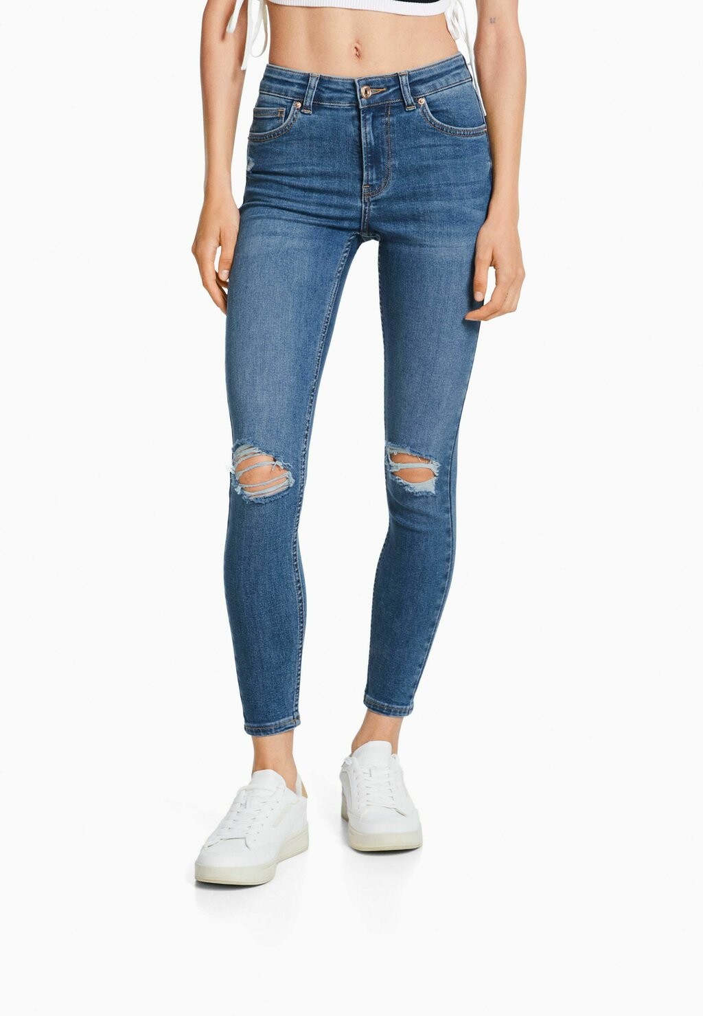 

Джинсы скинни Bershka