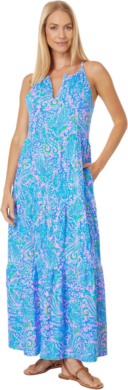 

Платье макси Maribella с бретелькой на бретельках Lilly Pulitzer, цвет Lilac Rose We Mermaid It