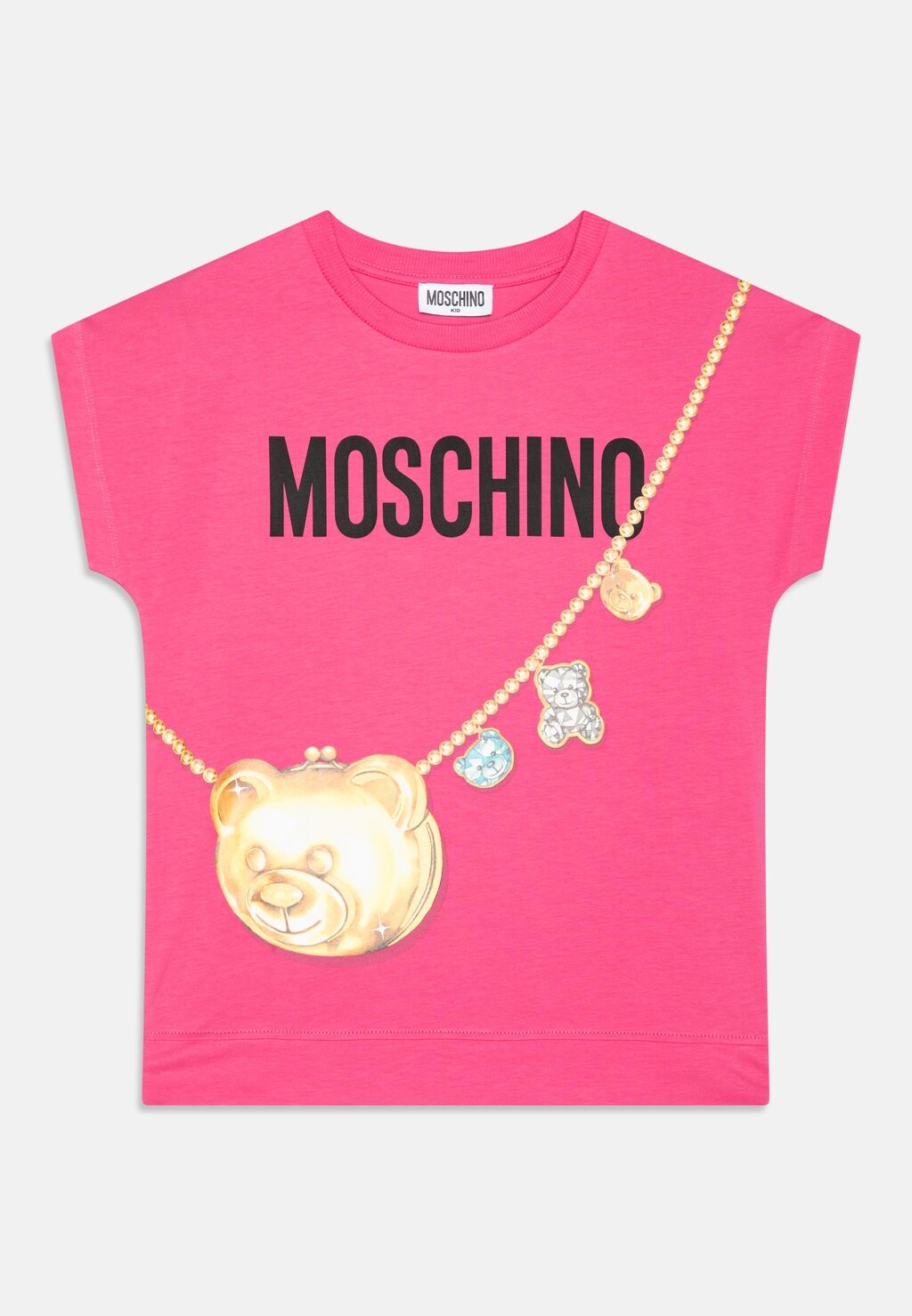 

Футболка с принтом MOSCHINO, розовый