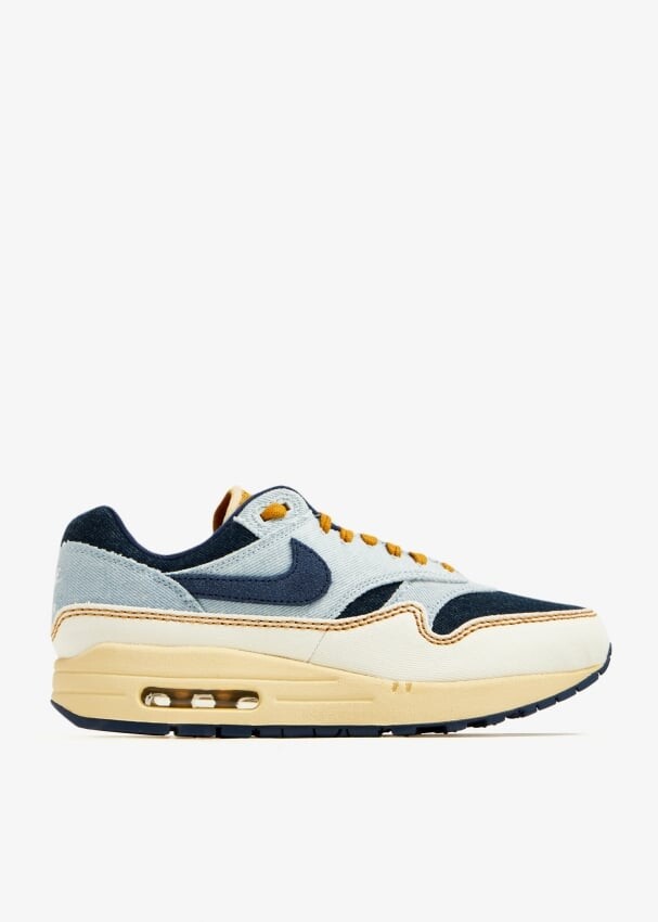 

Кроссовки Nike Air Max 1 '87 'Aura And Midnight Navy', синий