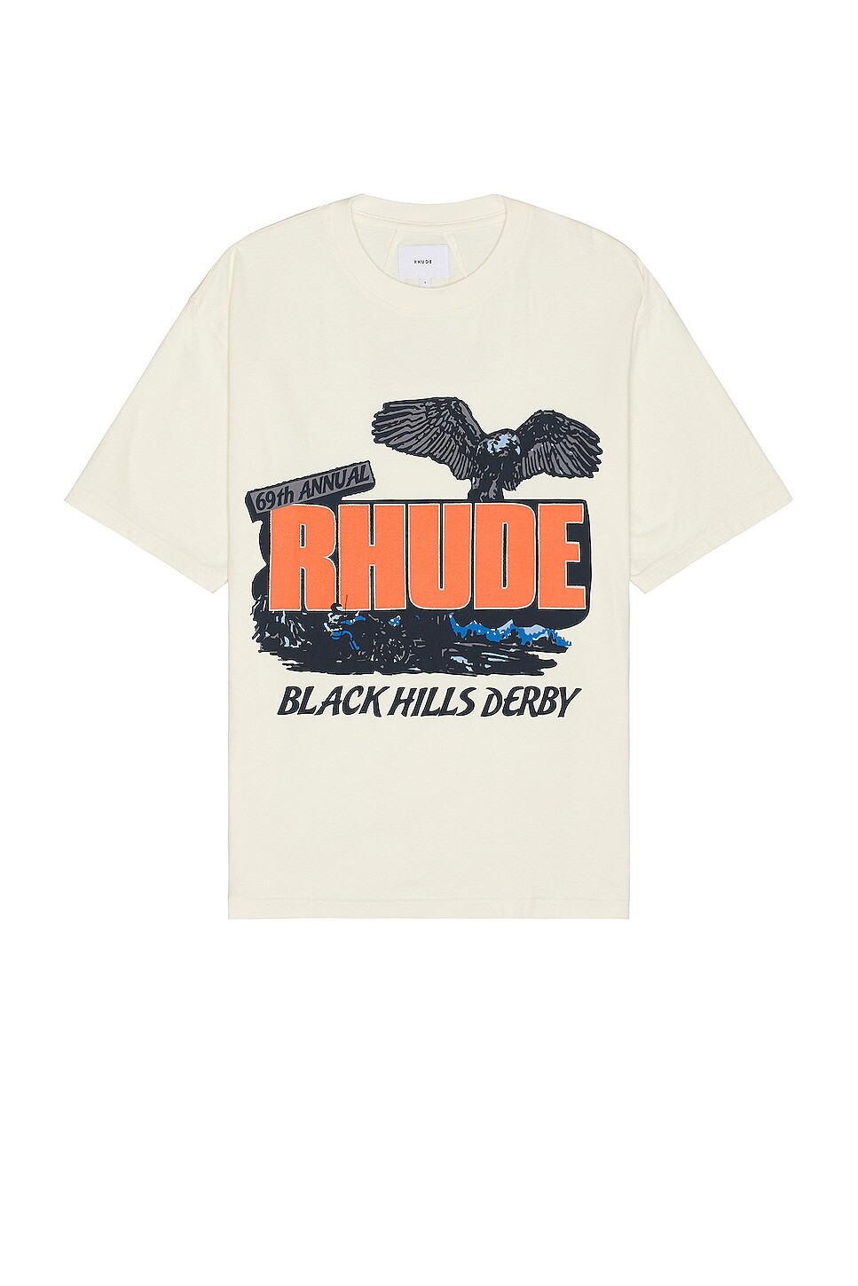

Футболка Rhude Black Hills Rally, цвет Vintage White