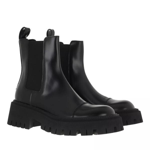 

Ботинки tractor booties calfskin Balenciaga, черный