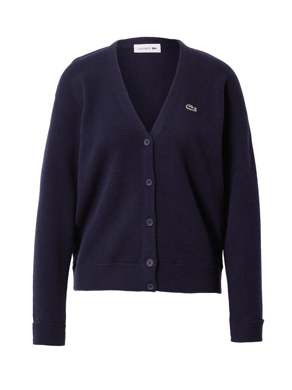

Вязаный кардиган Lacoste, темно-синий