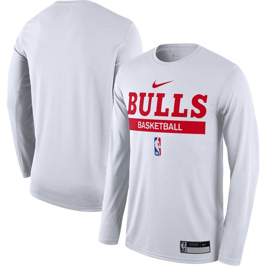

Футболка с длинным рукавом Nike Chicago Bulls, белый