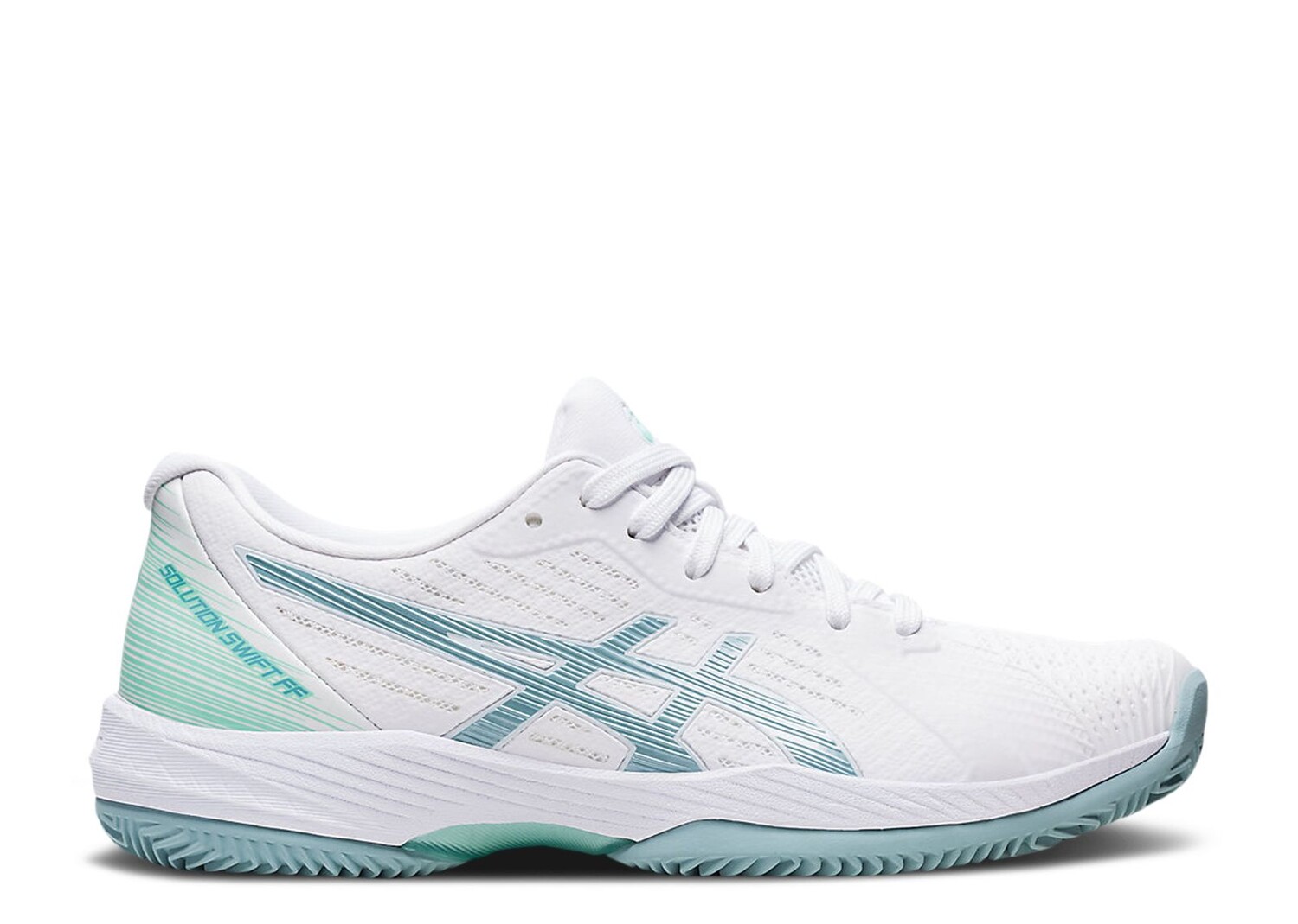 

Кроссовки ASICS Wmns Solution Swift Ff Clay 'White Smoke Blue', белый