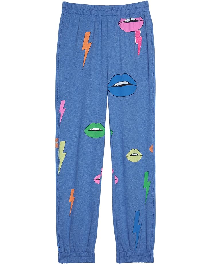 Брюки Chaser Lips & Bolts Vintage Fleece Pants with Chenille Patches, цвет Float