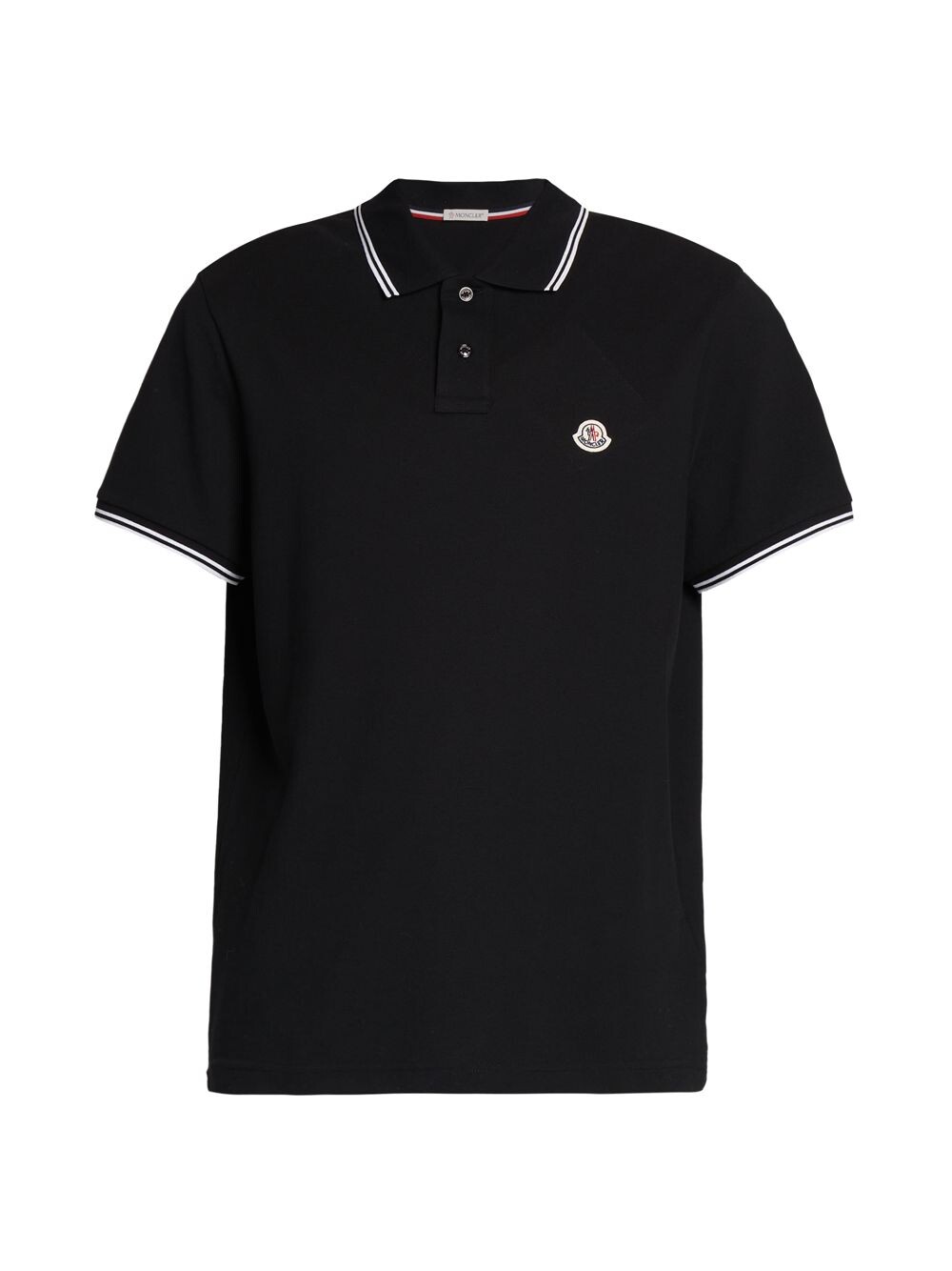 

Рубашка поло с короткими рукавами Moncler, черный