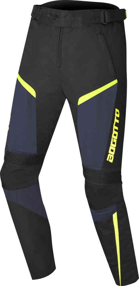 Мотоциклетные текстильные брюки Blaze-Air Bogotto, черный/синий/желтый флуоресцентный мужские брюки ripndip blaze