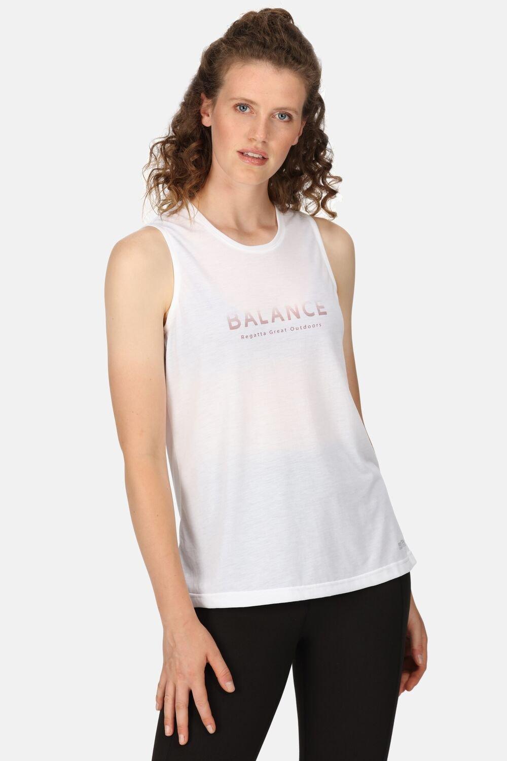Жилет для фитнеса с графическим принтом Freedale II Regatta, белый женский топ без рукавов футболка 2020