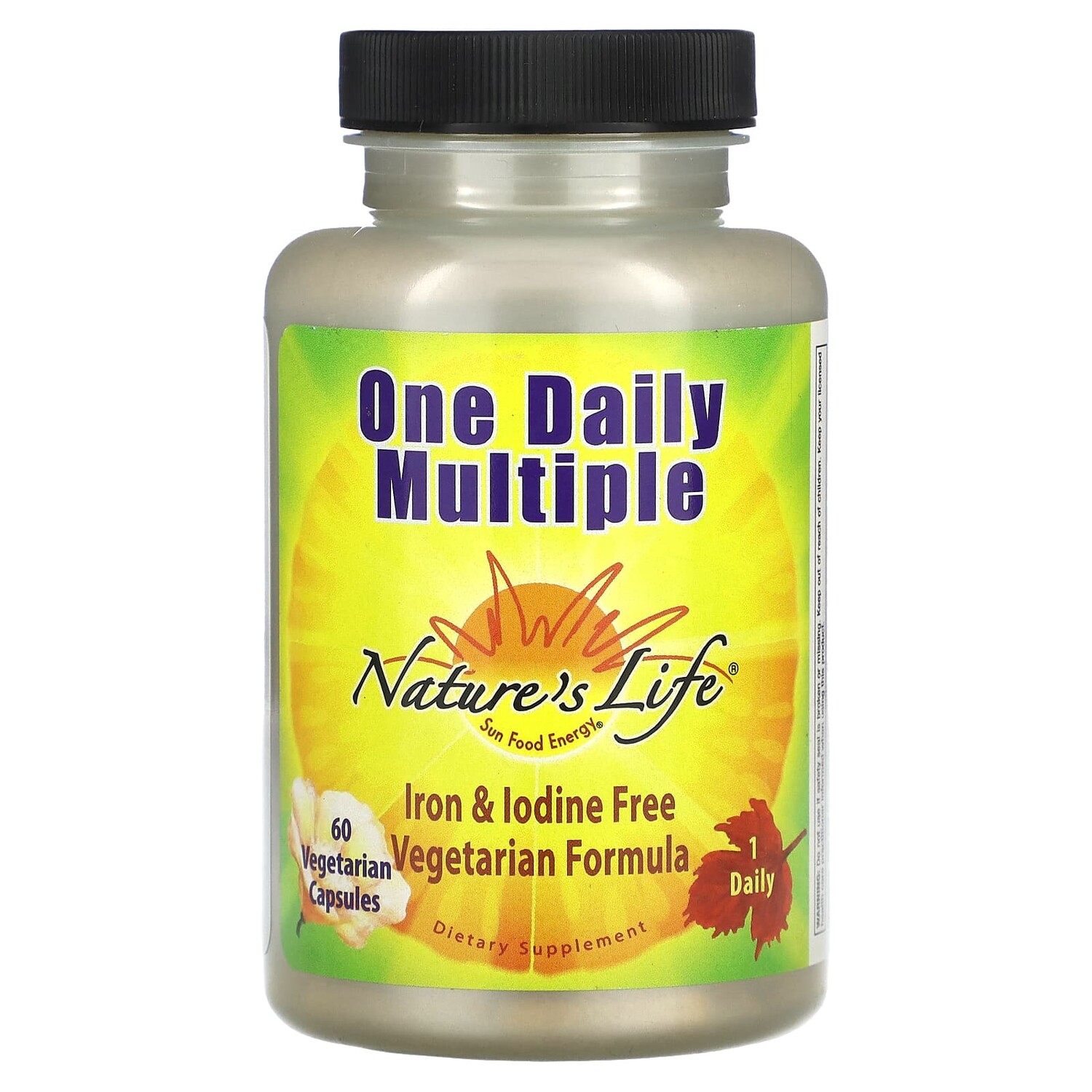 

One Daily Multiple, 60 вегетарианских капсул, Nature's Life