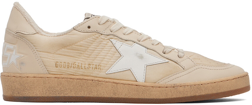 

Бежевые кроссовки Ball Star Golden Goose