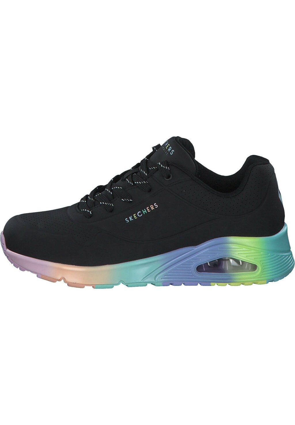 

Низкие кеды Skechers, цвет black multi