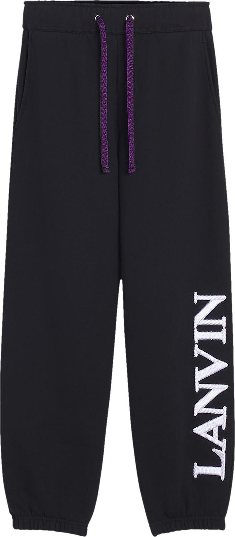 Спортивные брюки Lanvin x Future Logo Embroidered 'Black', черный