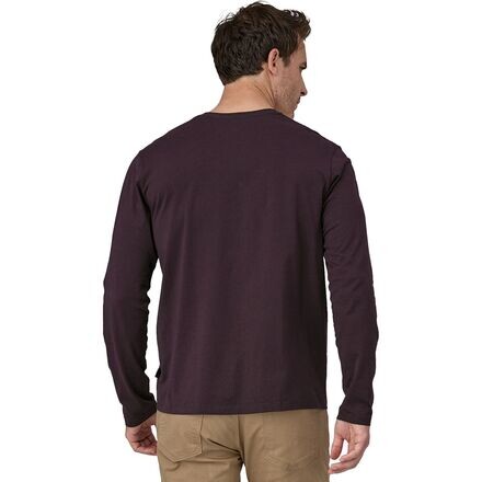 

Легкая футболка Henley из регенеративного органического хлопка – мужская Patagonia, цвет Obsidian Plum