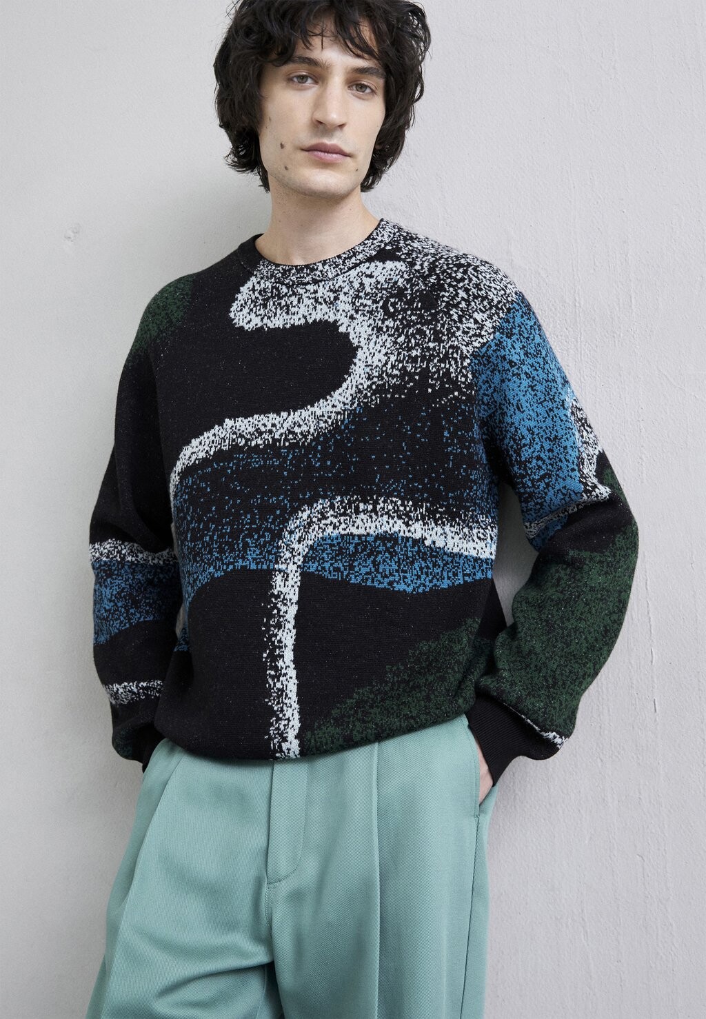 

Свитер CREW NECK PS Paul Smith, черный