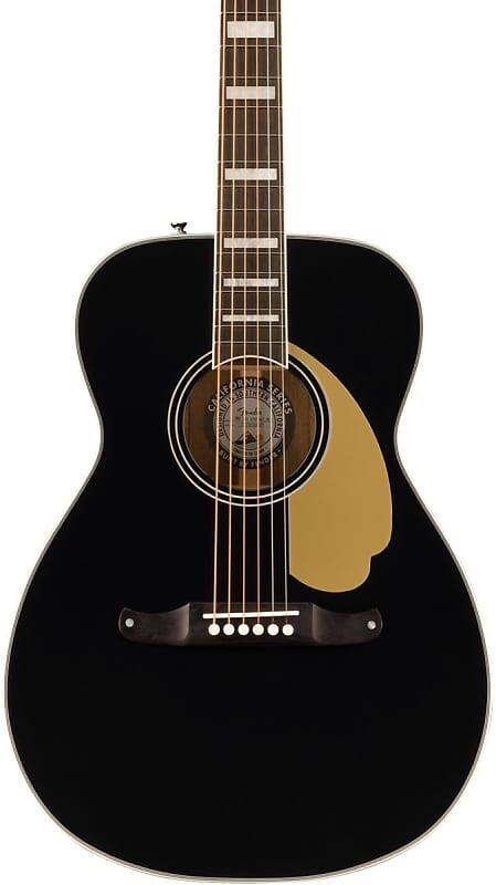 

Акустическая гитара Fender Malibu Vintage Ovangkol Fingerboard Gold Pickguard Black w/case