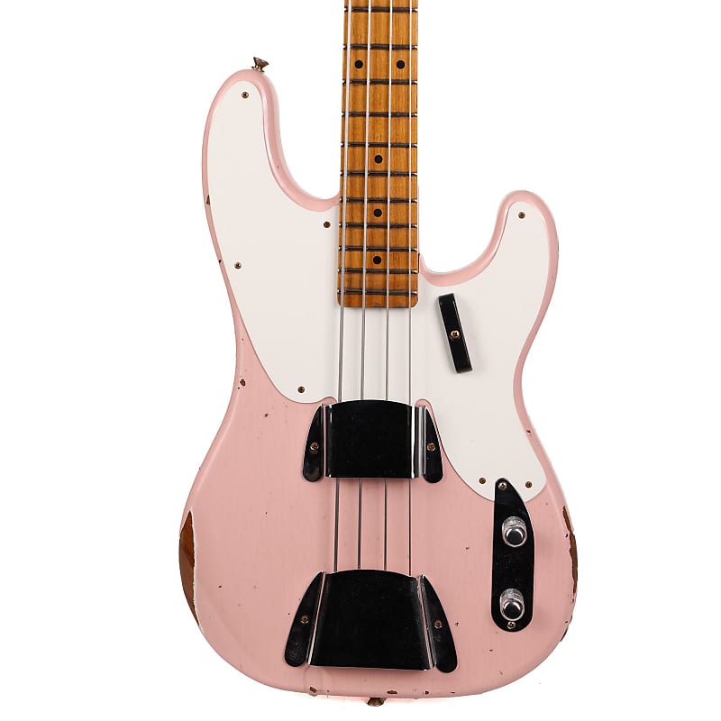 precision custom stainless steel aluminum copper brass precision lathe machine cnc turning Басс гитара Fender Custom 1955 Precision Bass Relic Electric Bass Guitar Shell Pink