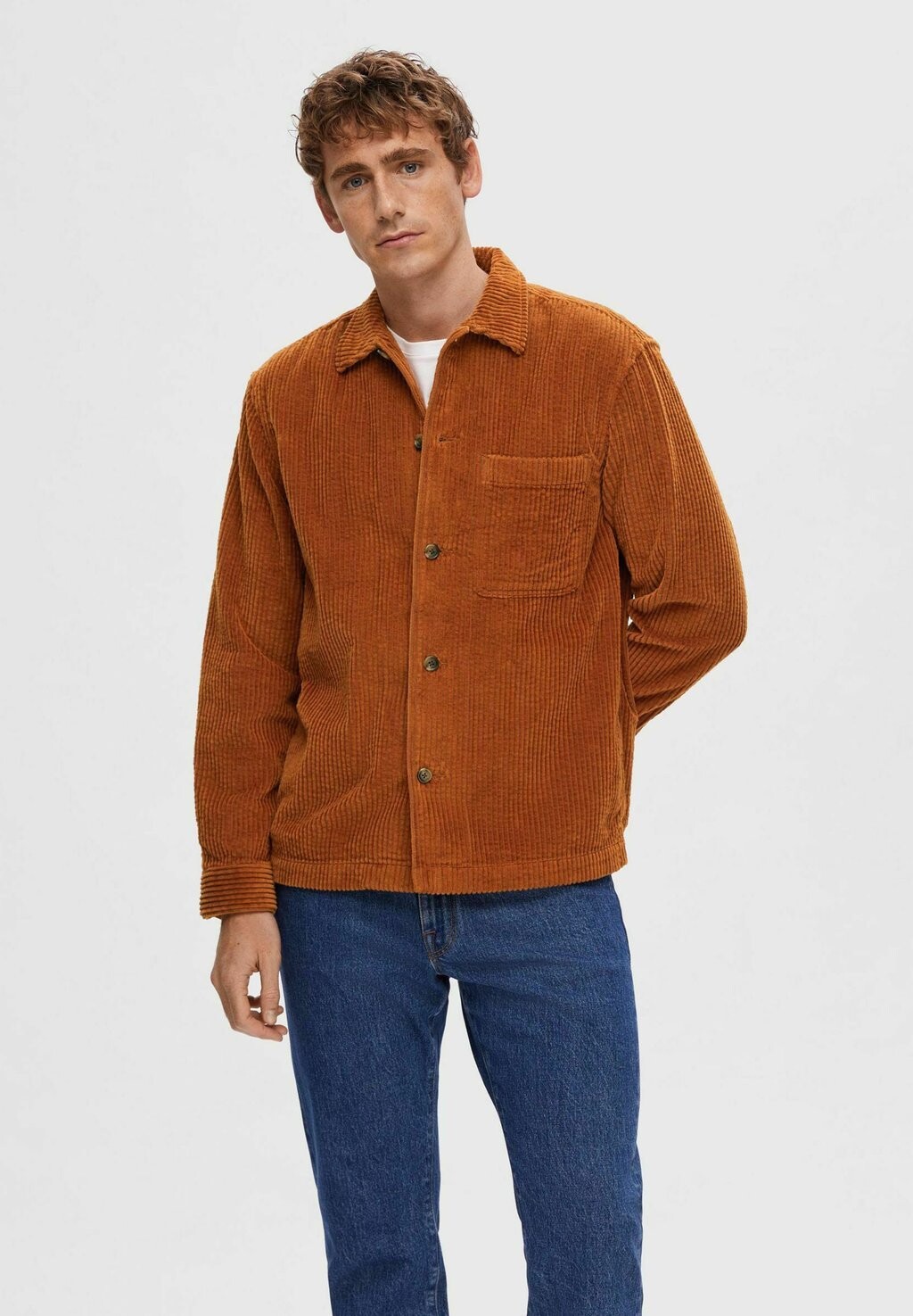 

Куртка Selected Homme, цвет sugar almond
