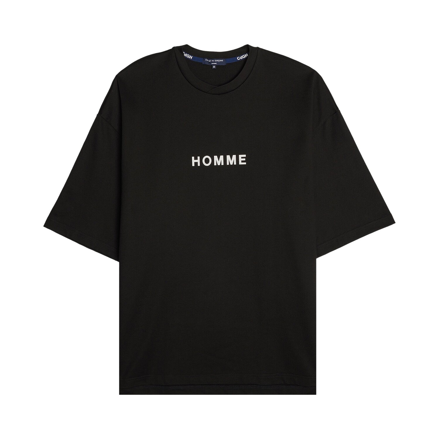 

Черная футболка с логотипом Comme des Garçons Homme, Черный