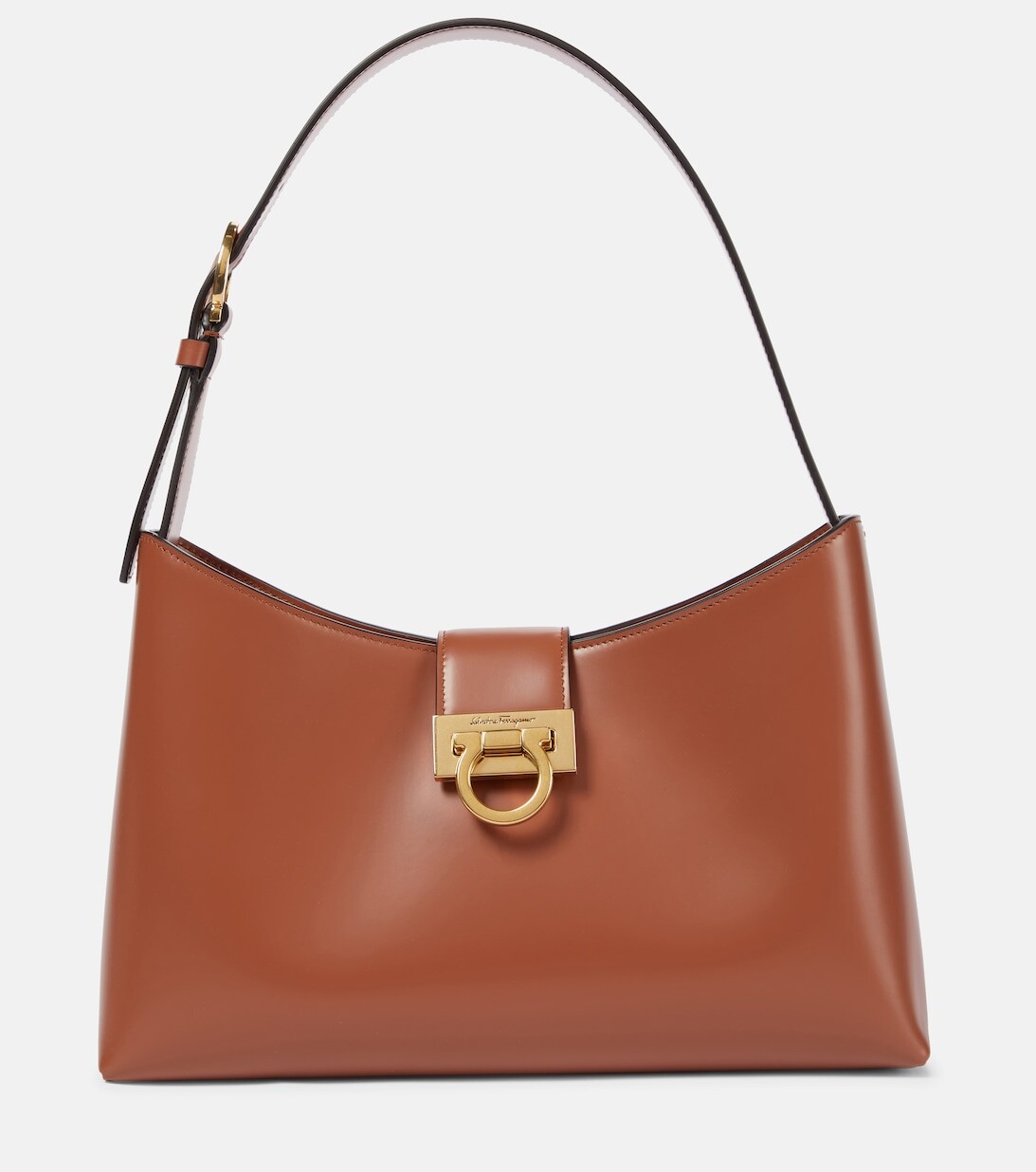 

Trifolio Маленькая кожаная сумка через плечо Ferragamo, коричневый