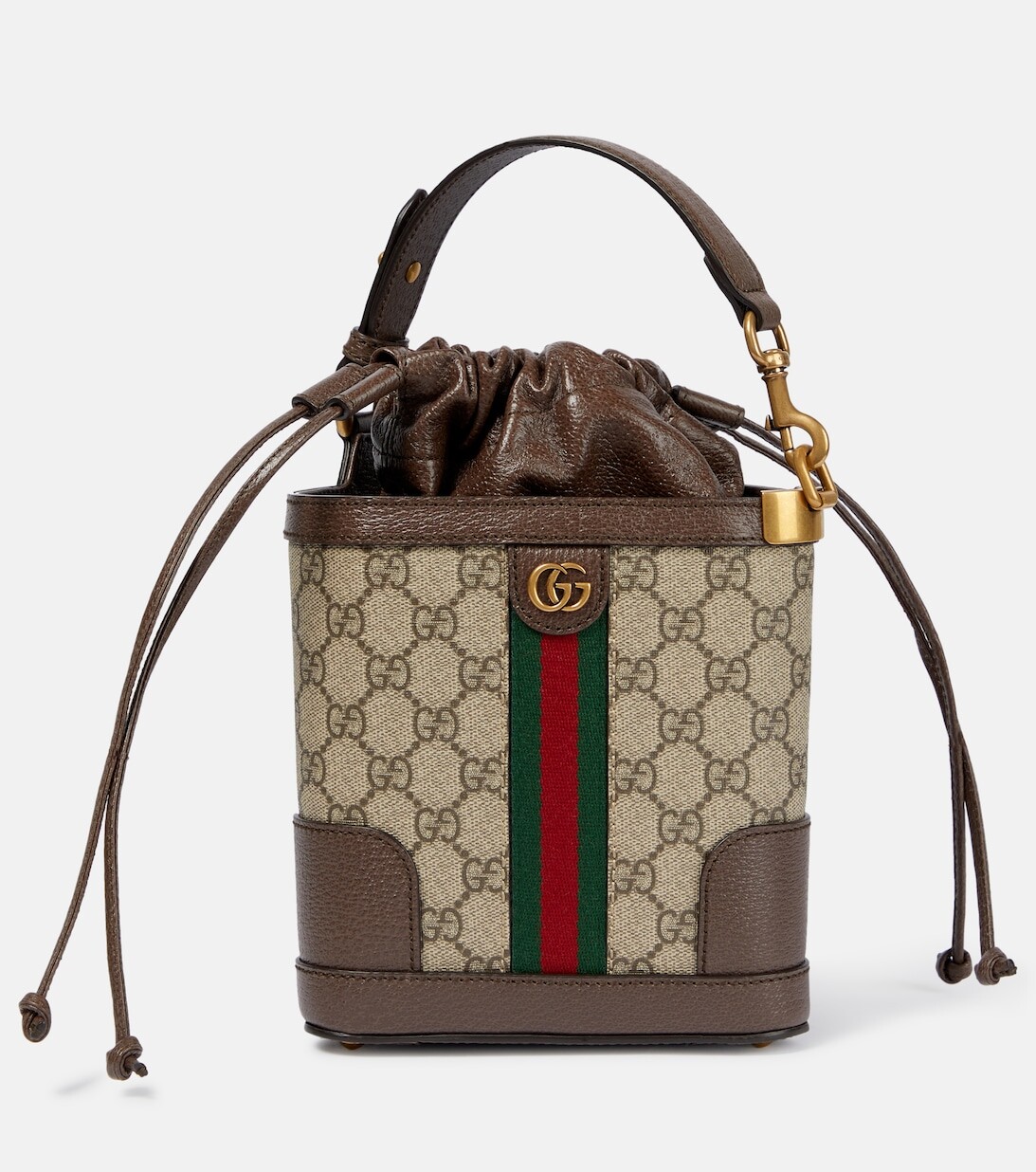 

Маленькая холщовая сумка-ведро Ophidia GG Gucci, разноцветный