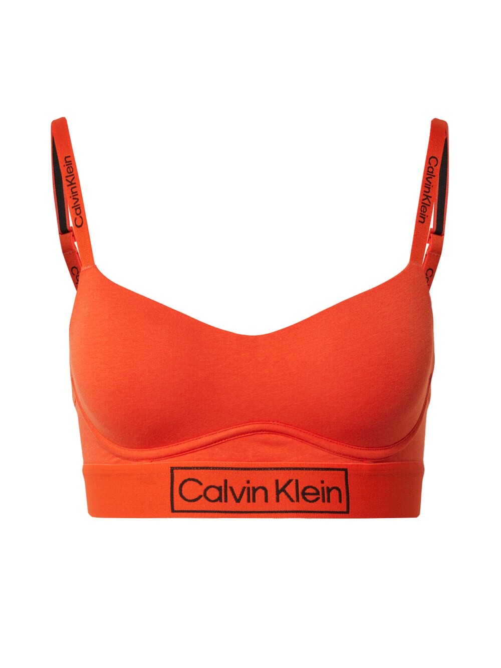 

Бюстгальтер без косточек Calvin Klein Underwear, неоновый оранжевый