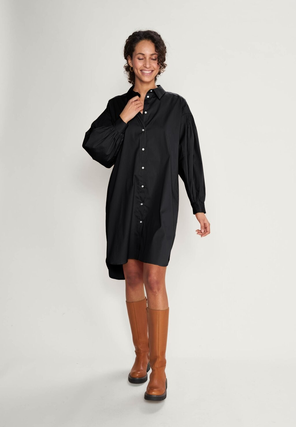 

Классическая рубашка Mos Mosh MMBEALA DRESS, черный