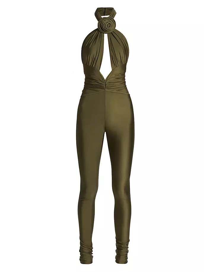 

Комбинезон Abreen с цветочной аппликацией Ronny Kobo, цвет olive green