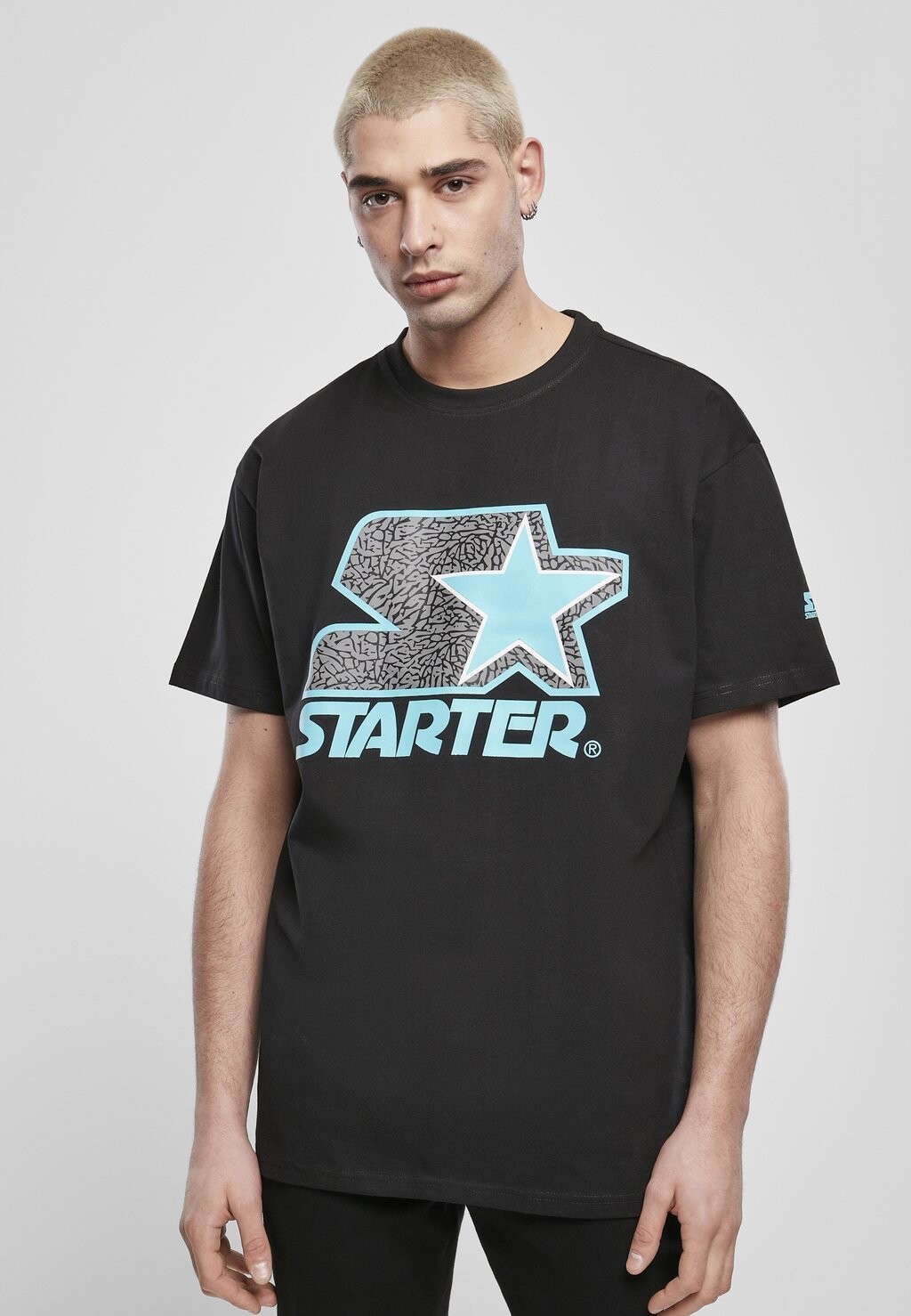 

Футболка с принтом Starter, бл/тур